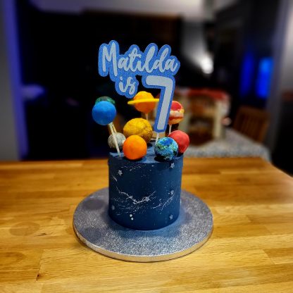 Name & Age Custom Cake Topper - Image 2